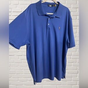 Polo Ralph Lauren Blue Pony Logo Polo Shirt Men’s 2XLT Tall Classic Fit